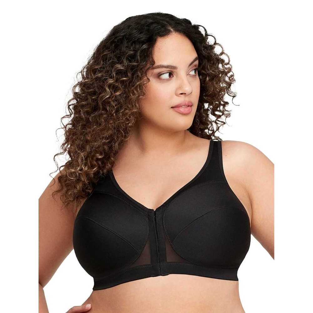 Glamorise Women's Plus Size MagicLift Posture Back Bra Wirefree 52DD